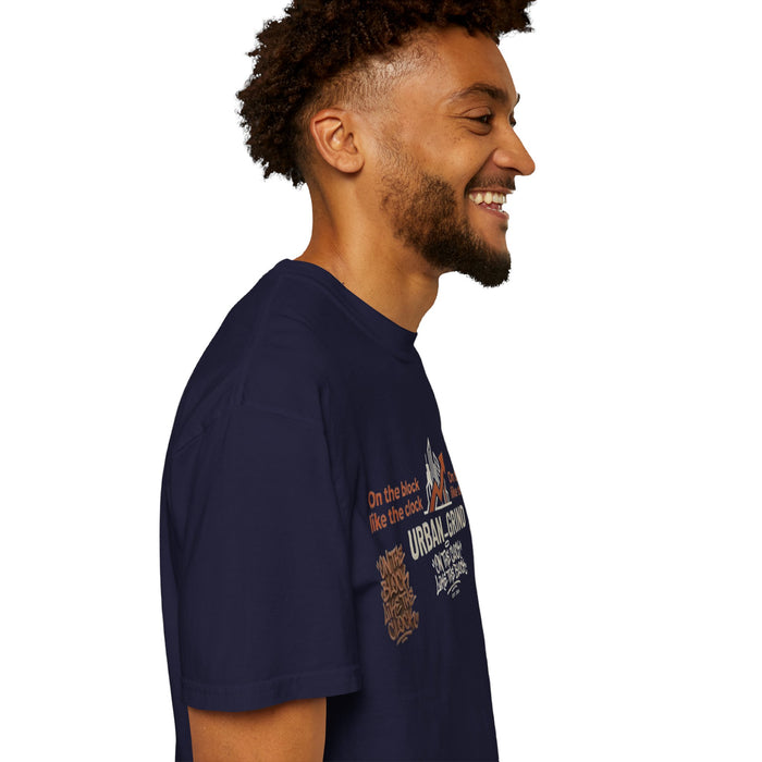 Urban Grind T-Shirt — "On the Block, Like the Clock" Streetwear Tee
