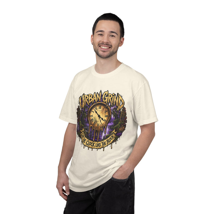 Urban Grind Graphic Tee — "On the Clock Like the Boss" Streetwear T-Shirt