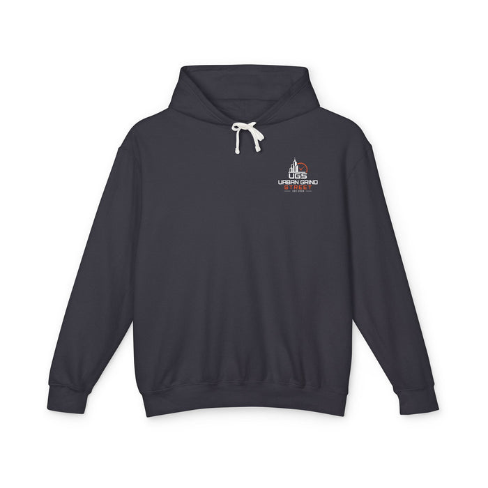 Hoodie — "On the Clock Like the Block" Vintage City Clock Graphic Hoodie