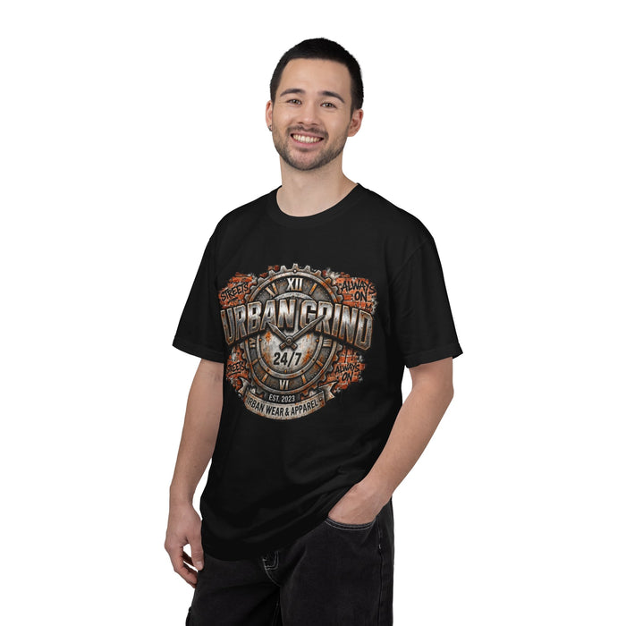 Urban Grind 24/7 Graphic T-Shirt — Industrial Motorcycle Streetwear Tee