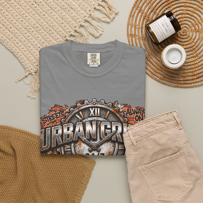 Urban Grind 24/7 Graphic T-Shirt — Industrial Motorcycle Streetwear Tee
