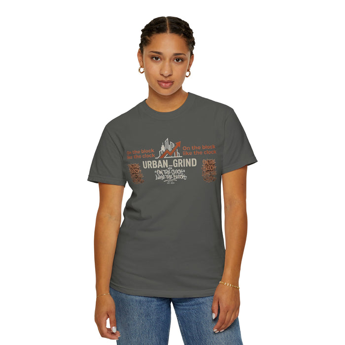 Urban Grind T-Shirt — "On the Block, Like the Clock" Streetwear Tee