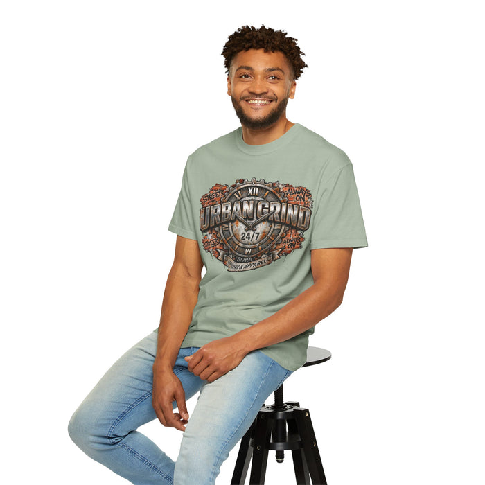 Urban Grind 24/7 Graphic T-Shirt — Industrial Motorcycle Streetwear Tee