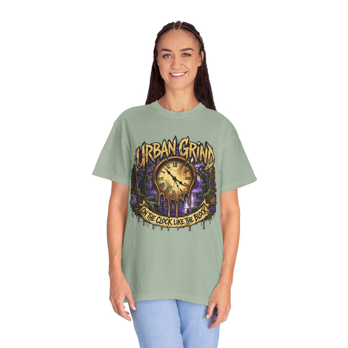 Urban Grind Graphic Tee — "On the Clock Like the Boss" Streetwear T-Shirt