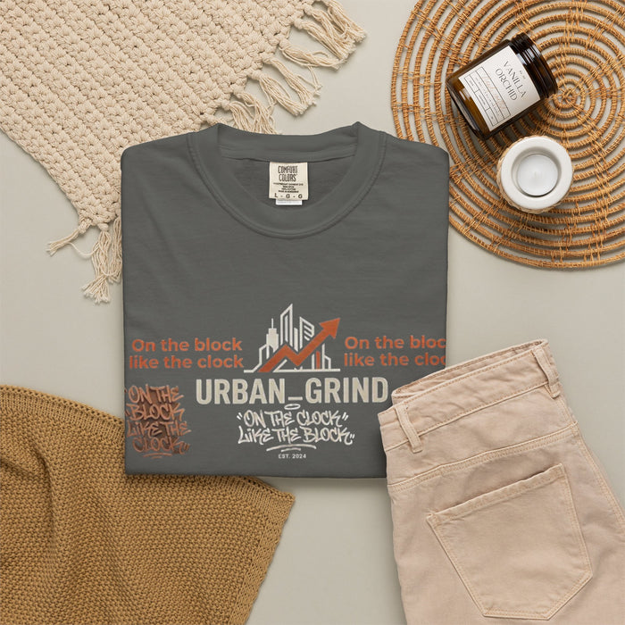 Urban Grind T-Shirt — "On the Block, Like the Clock" Streetwear Tee