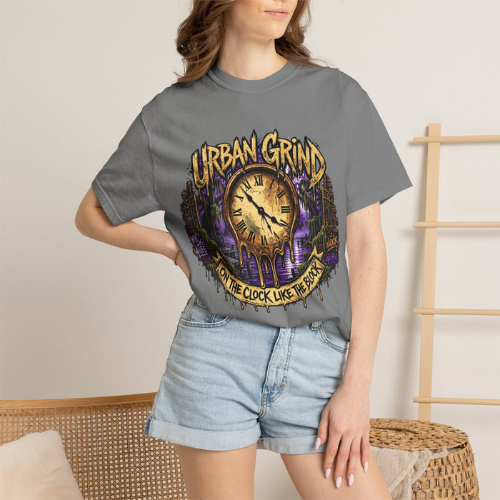Urban Grind Graphic Tee — "On the Clock Like the Boss" Streetwear T-Shirt