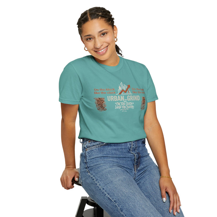 Urban Grind T-Shirt — "On the Block, Like the Clock" Streetwear Tee
