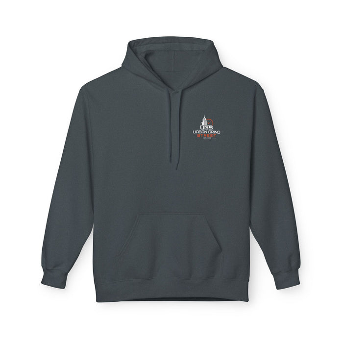 On the Clock Hoodie — Retro Clockhouse Workwear Pullover