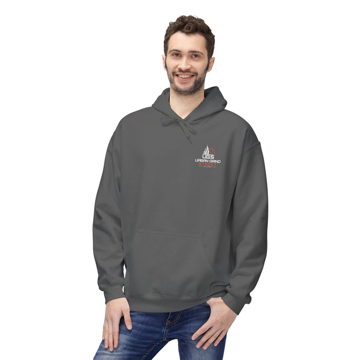 On the Clock Hoodie — Retro Clockhouse Workwear Pullover