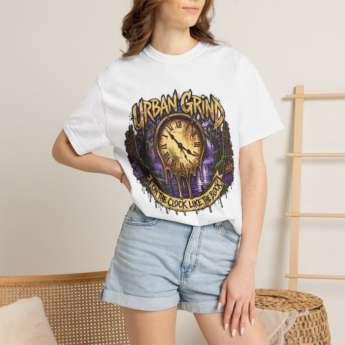 Urban Grind Graphic Tee — "On the Clock Like the Boss" Streetwear T-Shirt