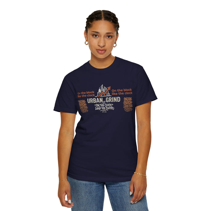 Urban Grind T-Shirt — "On the Block, Like the Clock" Streetwear Tee