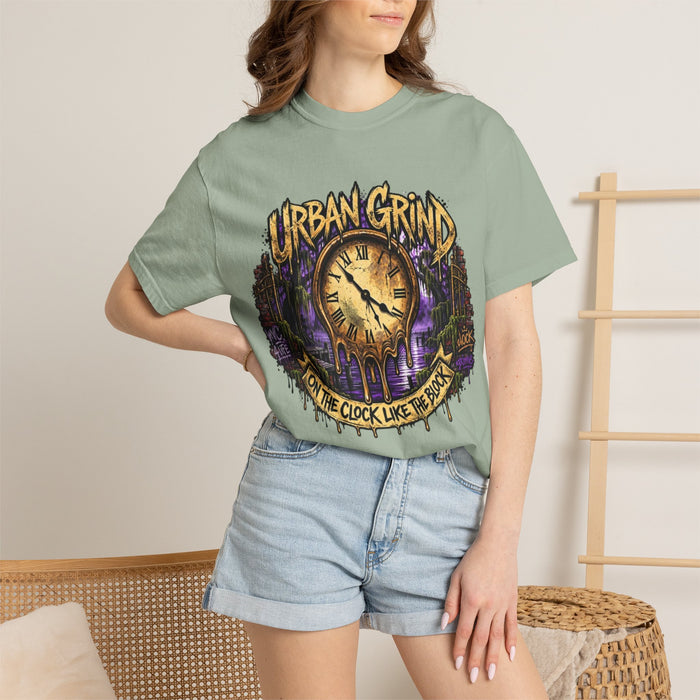 Urban Grind Graphic Tee — "On the Clock Like the Boss" Streetwear T-Shirt