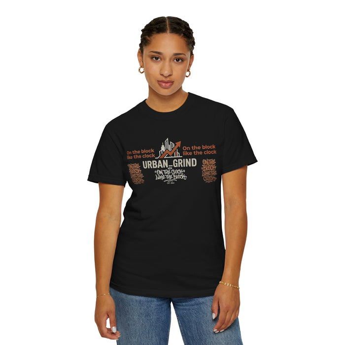 Urban Grind T-Shirt — "On the Block, Like the Clock" Streetwear Tee