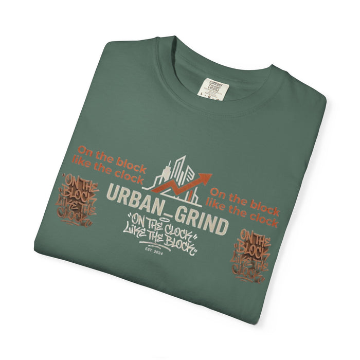 Urban Grind T-Shirt — "On the Block, Like the Clock" Streetwear Tee