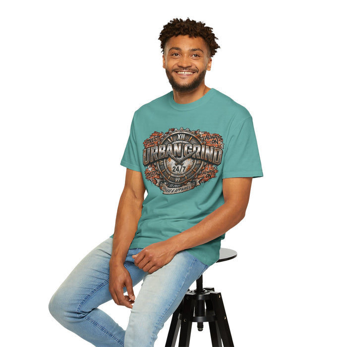 Urban Grind 24/7 Graphic T-Shirt — Industrial Motorcycle Streetwear Tee
