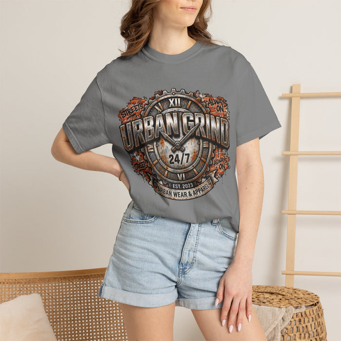 Urban Grind 24/7 Graphic T-Shirt — Industrial Motorcycle Streetwear Tee