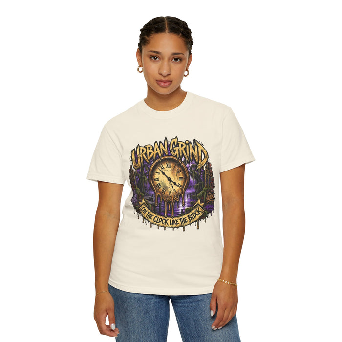 Urban Grind Graphic Tee — "On the Clock Like the Boss" Streetwear T-Shirt