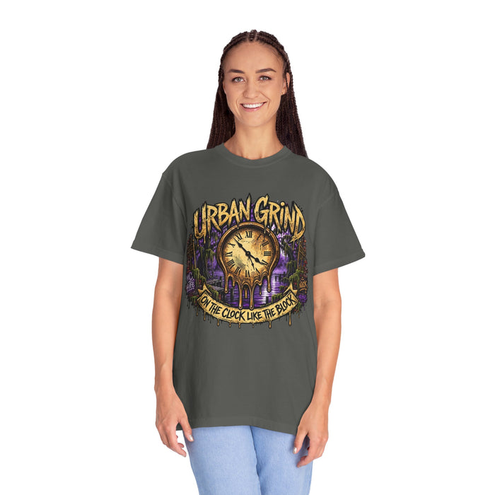 Urban Grind Graphic Tee — "On the Clock Like the Boss" Streetwear T-Shirt