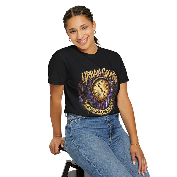 Urban Grind Graphic Tee — "On the Clock Like the Boss" Streetwear T-Shirt