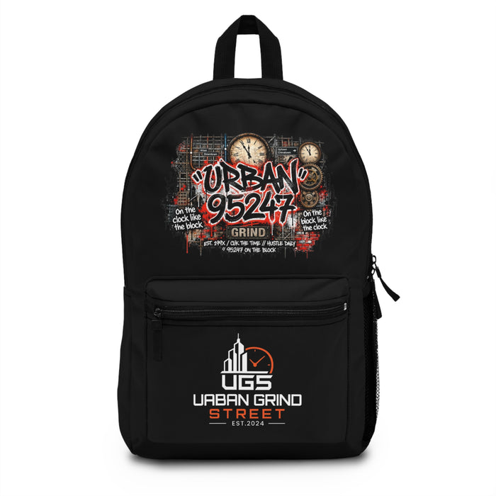 Urban Grind Street Backpack – 'Urban 95247' Graphic Bookbag