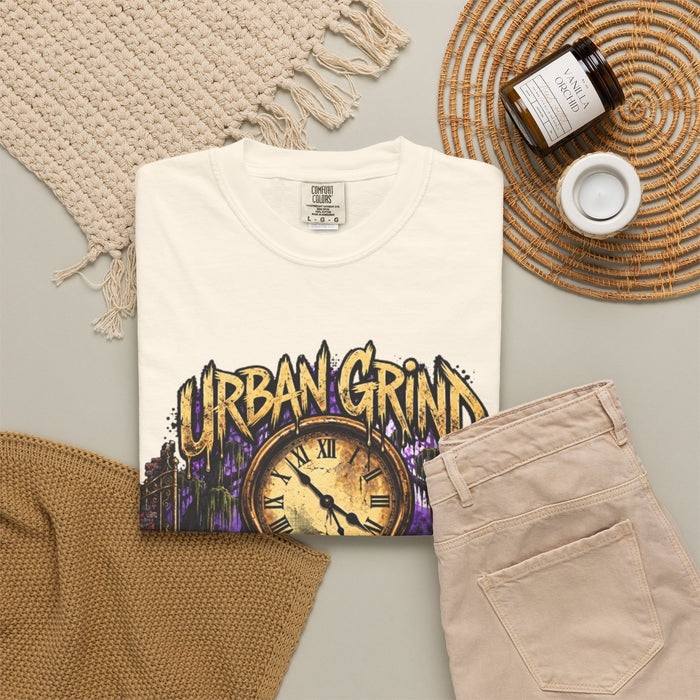 Urban Grind Graphic Tee — "On the Clock Like the Boss" Streetwear T-Shirt
