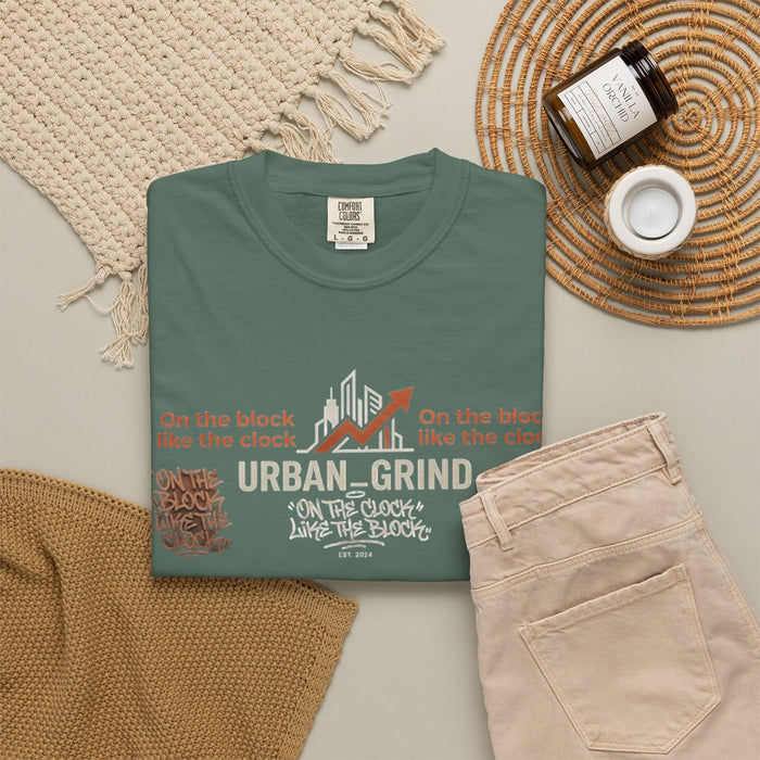 Urban Grind T-Shirt — "On the Block, Like the Clock" Streetwear Tee