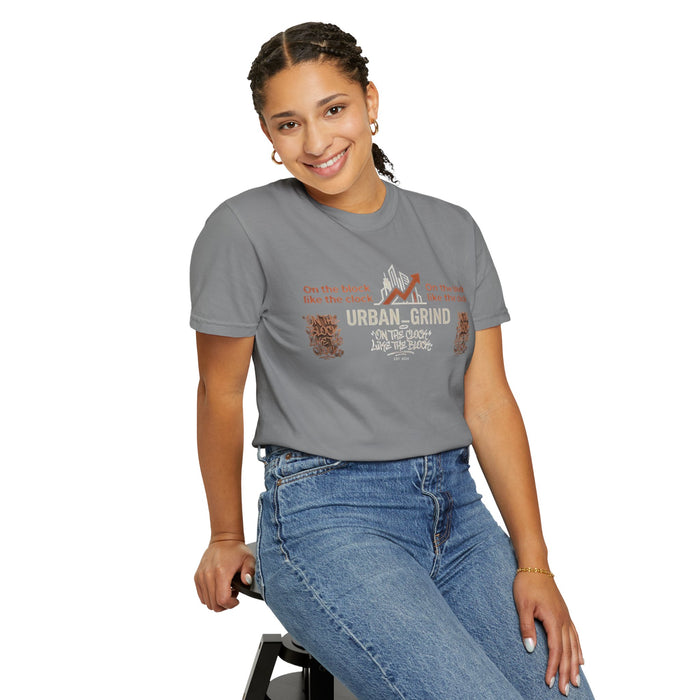 Urban Grind T-Shirt — "On the Block, Like the Clock" Streetwear Tee