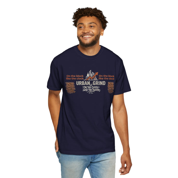 Urban Grind T-Shirt — "On the Block, Like the Clock" Streetwear Tee