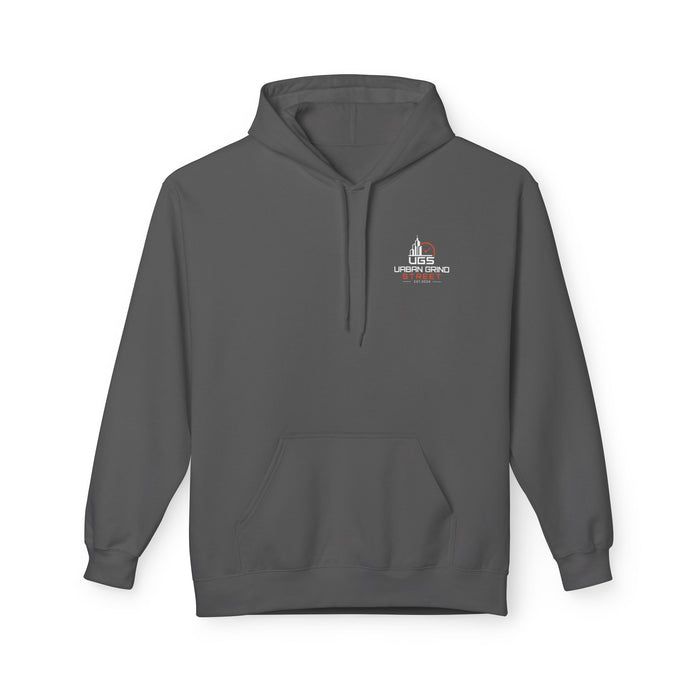 On the Clock Hoodie — Retro Clockhouse Workwear Pullover