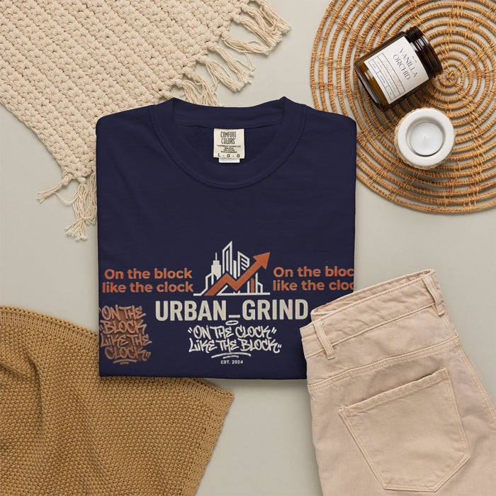 Urban Grind T-Shirt — "On the Block, Like the Clock" Streetwear Tee