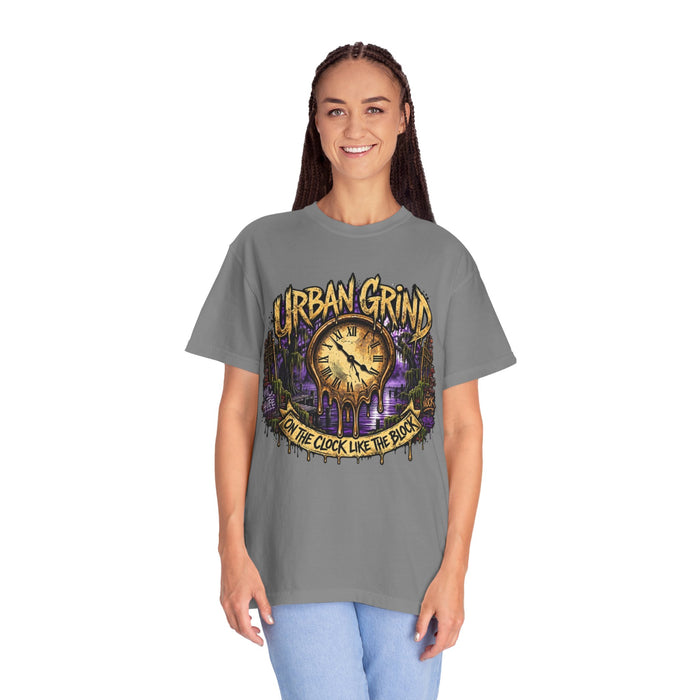 Urban Grind Graphic Tee — "On the Clock Like the Boss" Streetwear T-Shirt