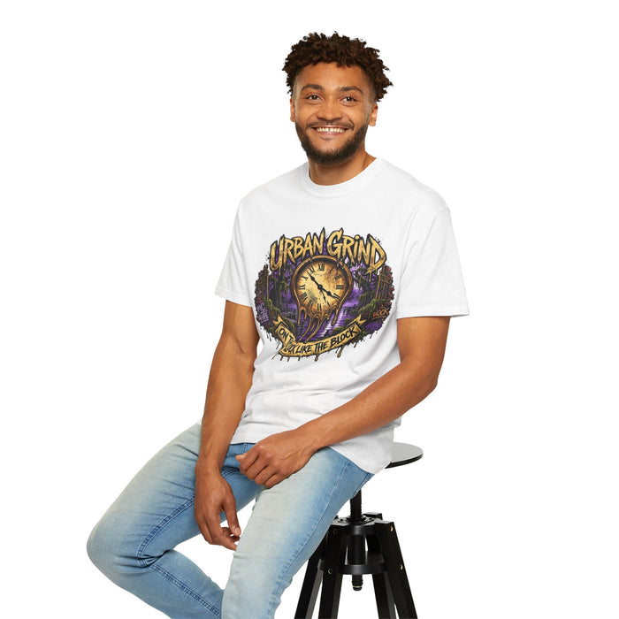 Urban Grind Graphic Tee — "On the Clock Like the Boss" Streetwear T-Shirt