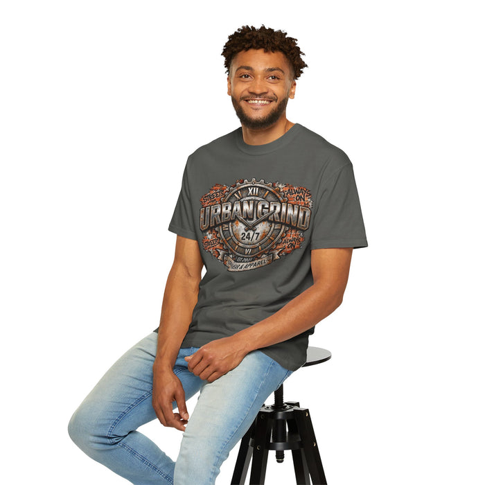 Urban Grind 24/7 Graphic T-Shirt — Industrial Motorcycle Streetwear Tee