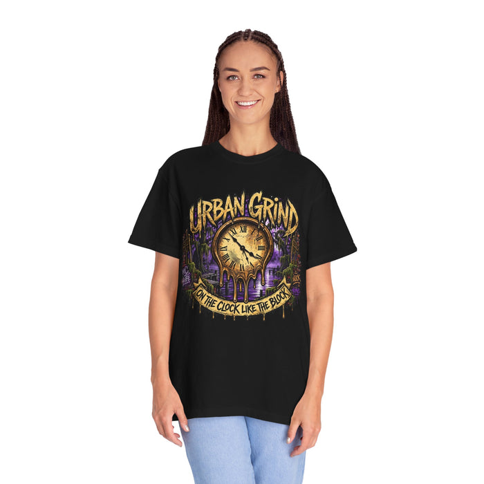Urban Grind Graphic Tee — "On the Clock Like the Boss" Streetwear T-Shirt
