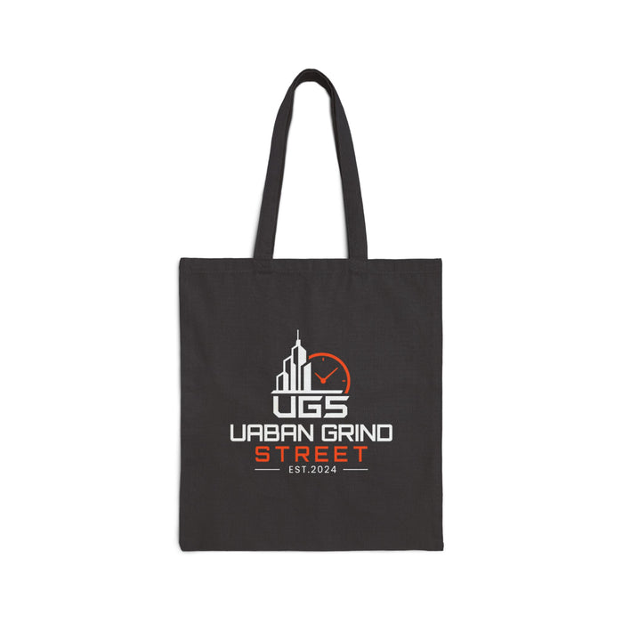 Urban Grind Street Cotton Tote Bag — 'UGS' Logo Canvas Shopper