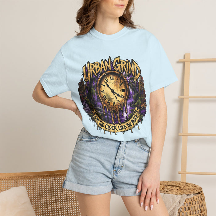 Urban Grind Graphic Tee — "On the Clock Like the Boss" Streetwear T-Shirt