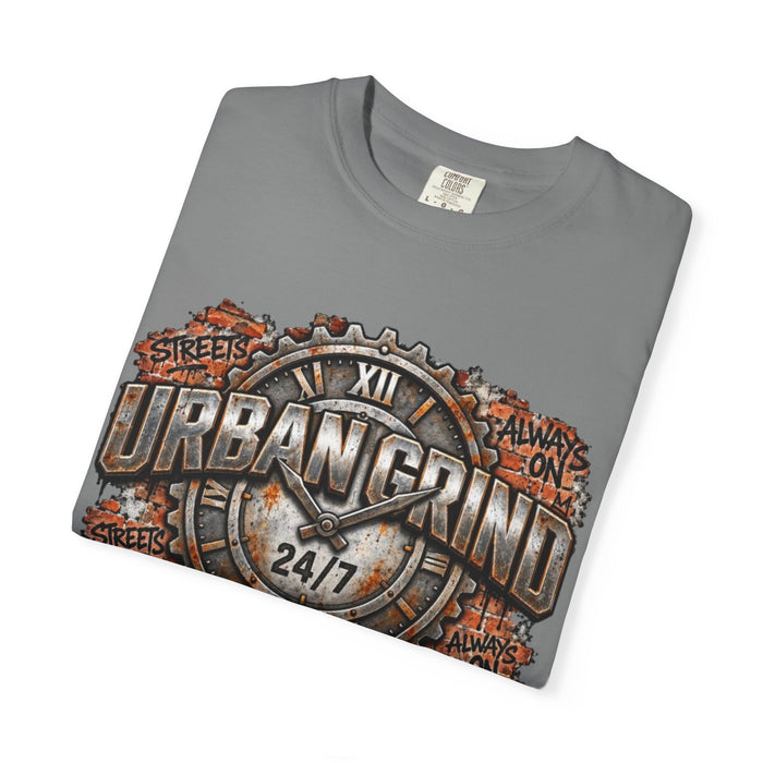 Urban Grind 24/7 Graphic T-Shirt — Industrial Motorcycle Streetwear Tee