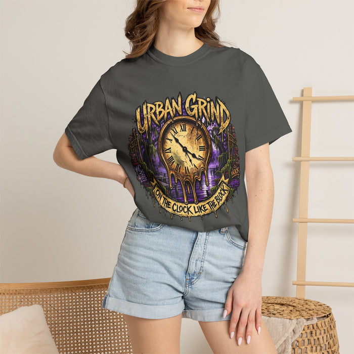 Urban Grind Graphic Tee — "On the Clock Like the Boss" Streetwear T-Shirt