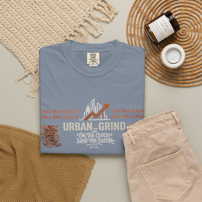 Urban Grind T-Shirt — "On the Block, Like the Clock" Streetwear Tee