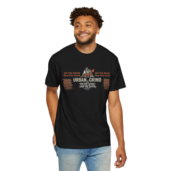 Urban Grind T-Shirt — "On the Block, Like the Clock" Streetwear Tee