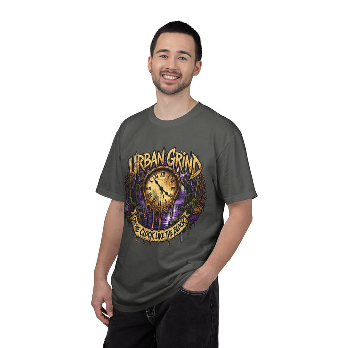 Urban Grind Graphic Tee — "On the Clock Like the Boss" Streetwear T-Shirt