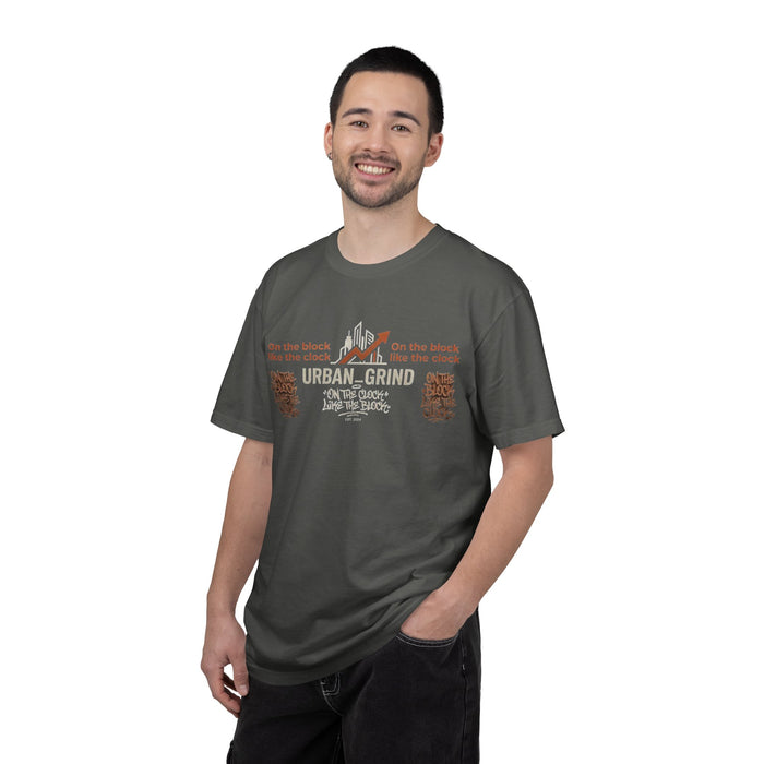 Urban Grind T-Shirt — "On the Block, Like the Clock" Streetwear Tee