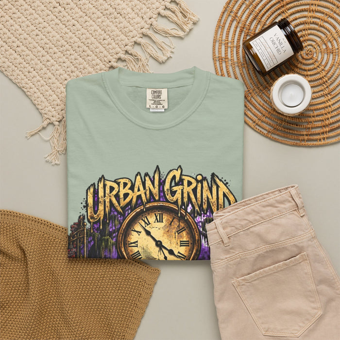 Urban Grind Graphic Tee — "On the Clock Like the Boss" Streetwear T-Shirt