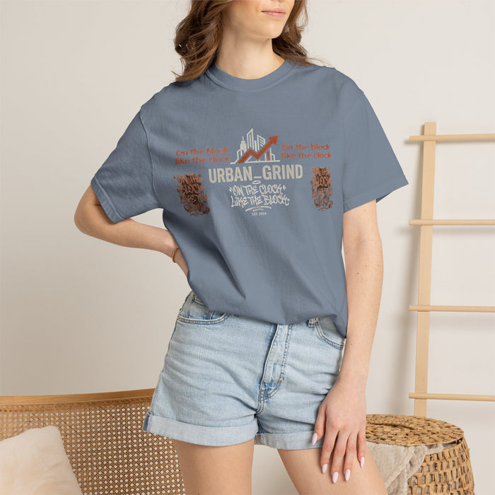 Urban Grind T-Shirt — "On the Block, Like the Clock" Streetwear Tee