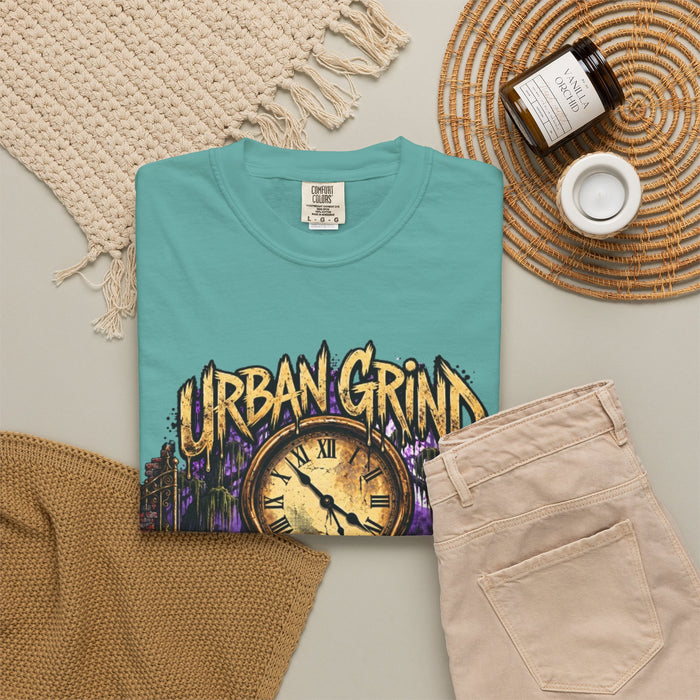 Urban Grind Graphic Tee — "On the Clock Like the Boss" Streetwear T-Shirt