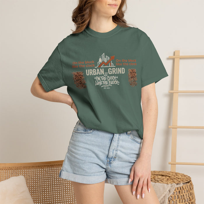 Urban Grind T-Shirt — "On the Block, Like the Clock" Streetwear Tee