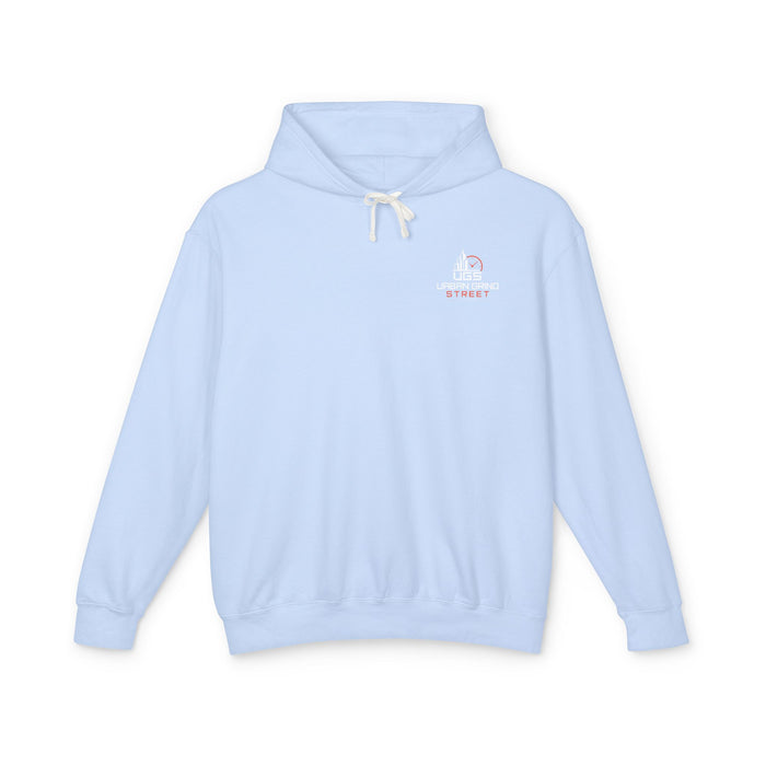 Hoodie — "On the Clock Like the Block" Vintage City Clock Graphic Hoodie