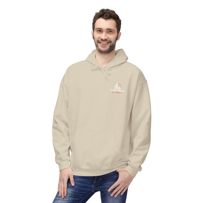 On the Clock Hoodie — Retro Clockhouse Workwear Pullover