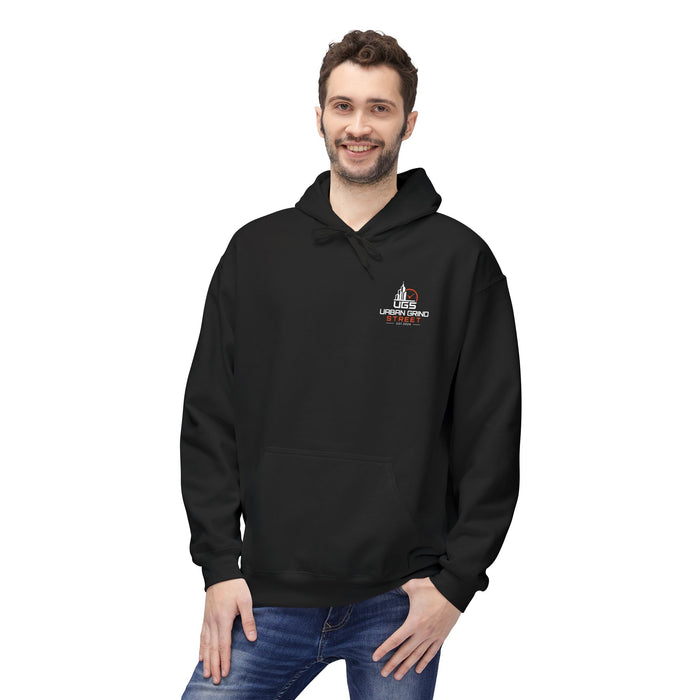 On the Clock Hoodie — Retro Clockhouse Workwear Pullover