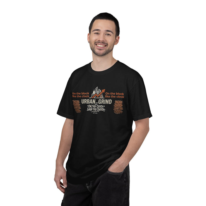 Urban Grind T-Shirt — "On the Block, Like the Clock" Streetwear Tee